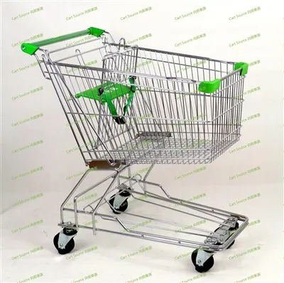 Steel Wire Bottom 100L Shopping Cart