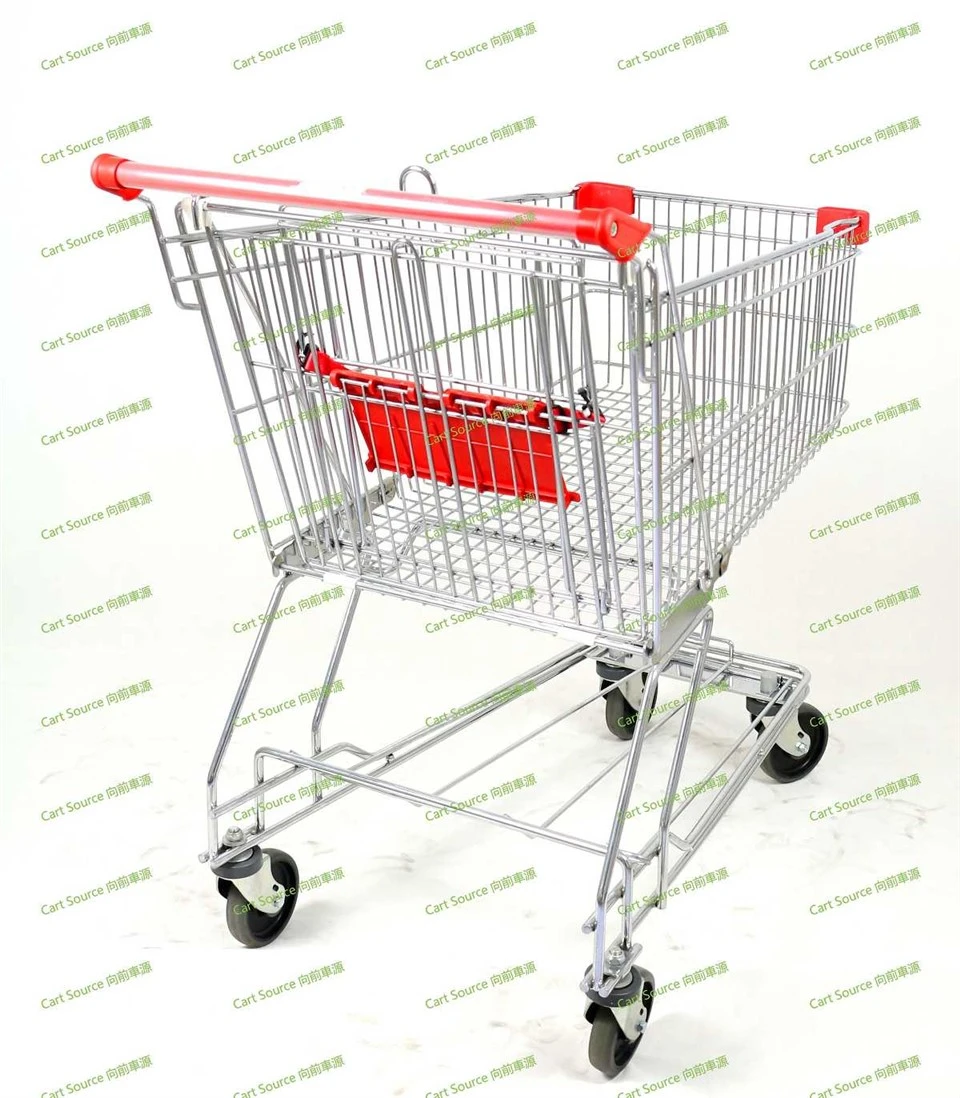 Steel Wire Bottom 130L Shopping Cart